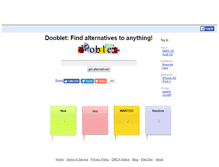 Tablet Screenshot of dooblet.com